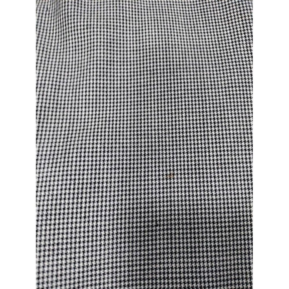 VTG Missoni Wool Long Sleeve Houndstooth Double Breasted Blazer White/Black 38 M - Picture 16 of 16
